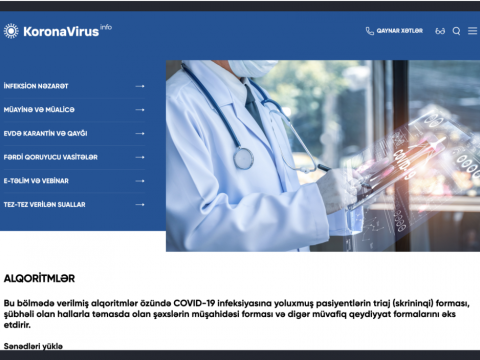Azərbaycanda koronavirusla bağlı saxta sayt yaradıldı - ALDANMAYIN!
