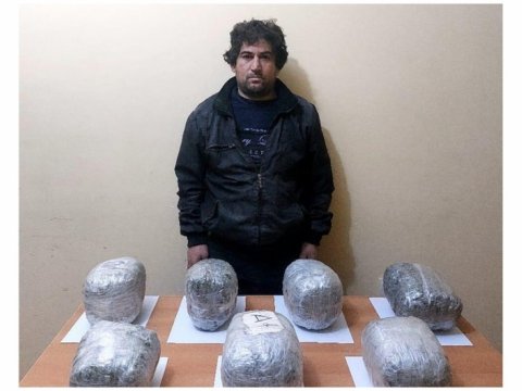 Azərbaycana narkotik keçirən İran vətəndaşı saxlanıldı