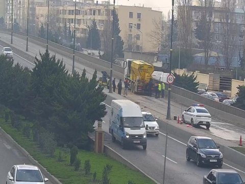 Babək prospekti təmir işləri ilə əlaqədar bağlandı