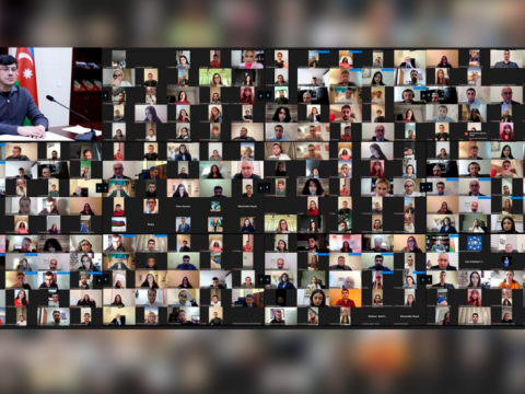 Diaspor gəncləri ilə videokonfrans