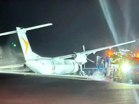 109 nəfəri daşıyan təyyarə alovlandı