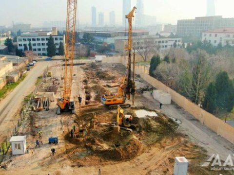 Paytaxtda yeni yolun inşasına start verildi&nbsp;-&nbsp;VİDEO