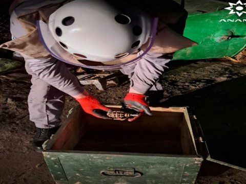 Qazaxda qumbara aşkarlandı