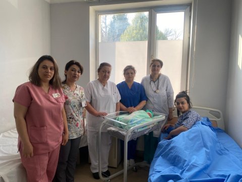 Xocalının ilk körpəsi dünyaya gəldi - FOTO