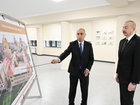 İlham Əliyev &ldquo;Vətən&rdquo; İdman Liseyində - FOTOLAR