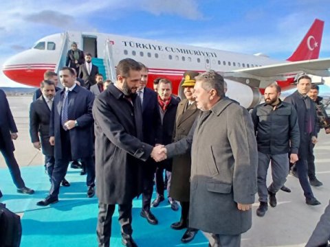 Ankaraya Türkiyə təyyarəsi ilə gəlibmiş