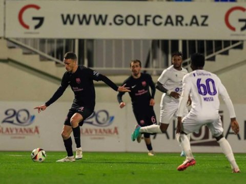 "Sabah" - "Sumqayıt" oyunu qolsuz başa çatdı