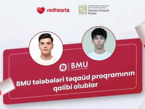 BMU tələbələri təqaüd proqramının&nbsp;qalibi olublar