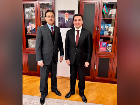 Pakistan səfiri Hikmət Hacıyevin qəbulunda