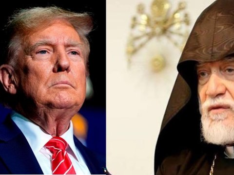 Erməni&nbsp;katalikosu Trampa yalvardı