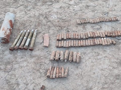 Naxçıvanda hərbi sursatlar aşkarlandı -&nbsp;FOTO