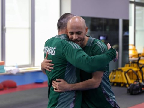 Qurbanov və futbolçular Almeyda ilə belə vidalaşdılar -&nbsp;FOTOLAR