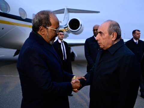 Somali Prezidenti Azərbaycanda - FOTO