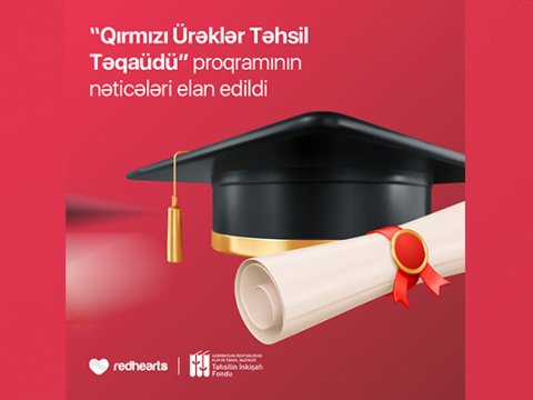 &ldquo;Qırmızı Ürəklər Təhsil Təqaüdü&rdquo; proqramı yekunlaşdı&nbsp;- 23 tələbəyə təqaüd veriləcək
