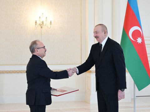 Prezident Türkiyənin yeni səfirini qəbul etdi