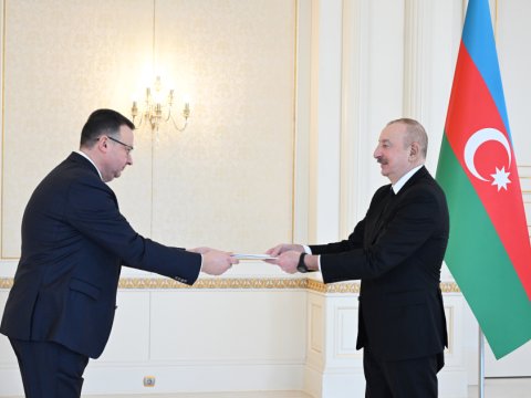 Belarusun yeni səfiri İlham Əliyevin QƏBULUNDA