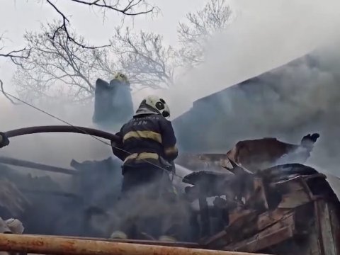 Bakıda yaşayış binasında yanğın