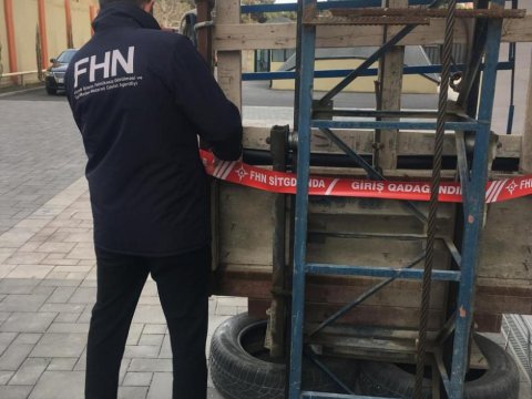 9 təhlükəli avtokranın fəaliyyəti dayandırıldı - VİDEO