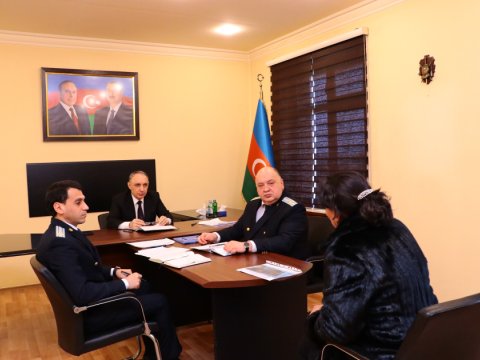 Baş prokuror Xəzər rayonunda vətəndaşları qəbul etdi&nbsp;- FOTOLAR