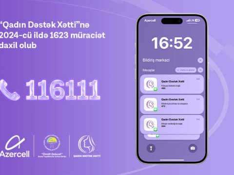 &ldquo;Qadın Dəstək Xətti&rdquo; 2024-cü il üzrə hesabatını açıqlayır