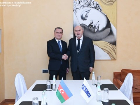 Ceyhun Bayramov Siniroğlu ilə görüşdü