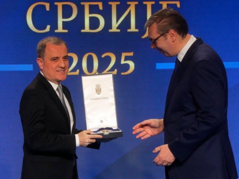 Ceyhun Bayramov &ldquo;Serbiya Bayrağı&rdquo; ordeni ilə TƏLTİF OLUNDU