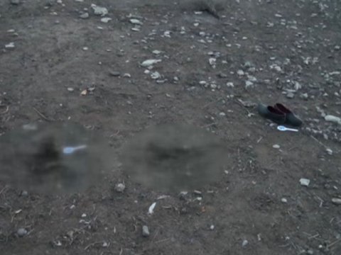 Qumbara atılan qadın 3 uşaq anası imiş - Hadisə yerindən GÖRÜNTÜLƏR