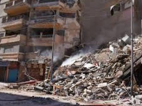 Misirdə bina çökdü -&nbsp;Ölənlər var