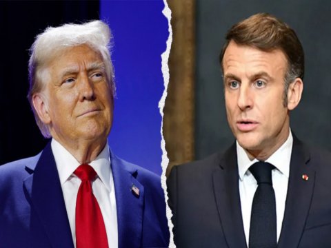 Trampla Makron danışıqlar apardı