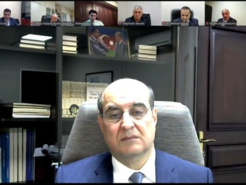 Şirvan suvarma kanalının tikintisi ilə bağlı iclas keçirildi -&nbsp;FOTOLAR