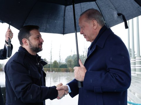 Ərdoğanla&nbsp;Zelenskinin görüşü BAŞLADI