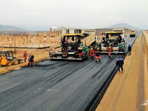 Füzuli şəhərinin mərkəzi küçələri asfaltlanır - VİDEO
