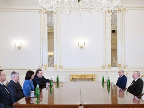 Koçanova İlham Əliyevin qəbulunda