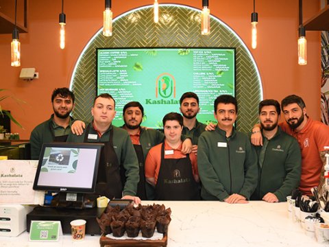 Bakıda ilk inklüziv kafeyə mediatur təşkil edildi - FOTOLAR