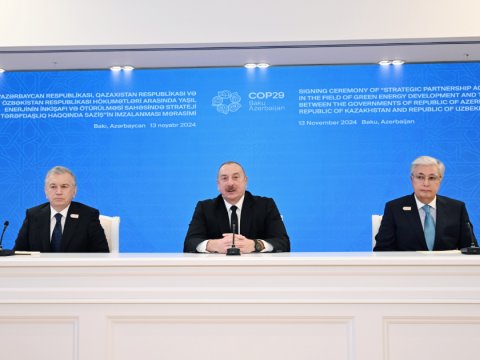 Üç ölkə arasında imzalanan saziş təsdiqləndi