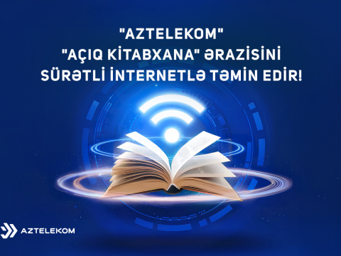 &ldquo;Açıq kitabxana&rdquo; genişzolaqlı internetlə təmin edildi