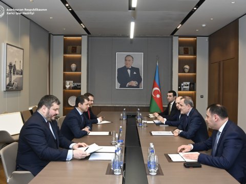 Ukrayna XİN-in müavini Azərbaycana gəldi - Ceyhun Bayramovla görüşdü