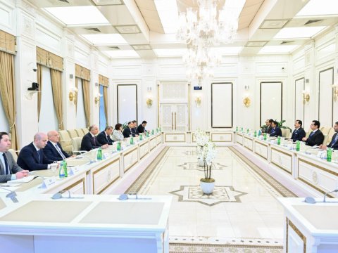 Sahibə Qafarova Pakistan Senatının sədri ilə görüşdü