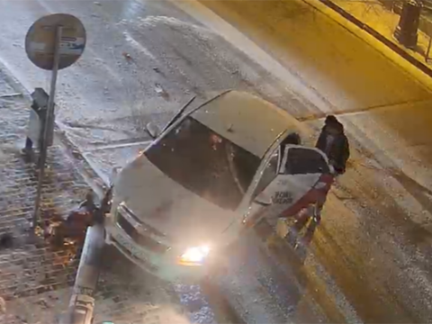 Bakıdakı qəzanın ANBAAN GÖRÜNTÜLƏRİ