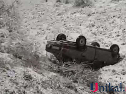 Zərdabda müəllimlər qəzaya düşdü&nbsp;- VİDEO