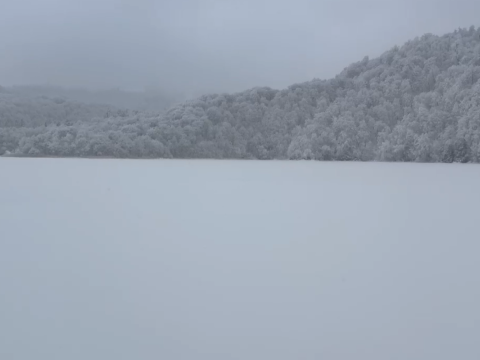 Göygöl və Şahdağ milli parkları ağ örpəyə bürünüb&nbsp;- VİDEO