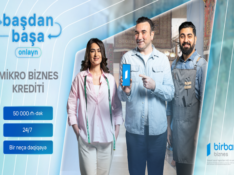 Birbank Biznes-dən 50 000 AZN-dək zaminsiz və başdan-başa onlayn kredit imkanı