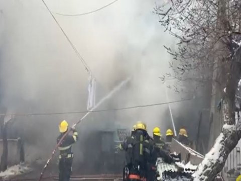 Yataqxanada yanğın&nbsp;- VİDEO