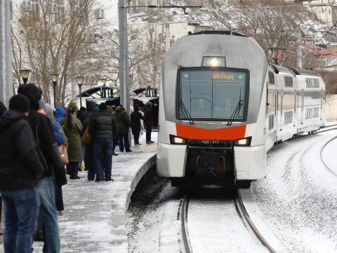 Güclü qar olsa da, işlərinin başındadırlar - FOTOLAR