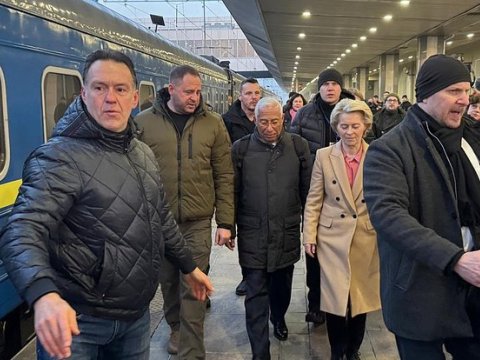 Avropa&nbsp;liderləri Kiyevə gəldilər