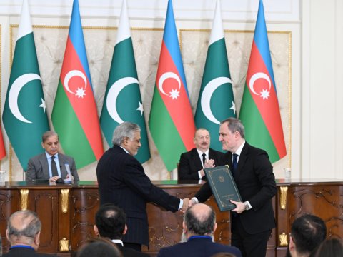 Azərbaycanla Pakistan arasında imzalanmış sənədlər mübadilə edildi