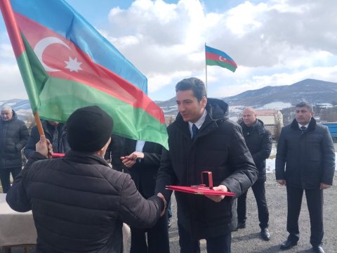 Növbəti köç karvanı Ballıcaya çatdı - FOTO