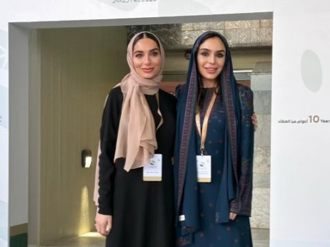 Leyla və Arzu Əliyevalar Ər-Riyadda - FOTOLAR