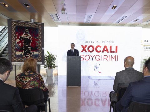 &ldquo;AzerGold&rdquo; və Milli Xalça Muzeyi Xocalı soyqırımı ilə bağlı anım tədbiri keçirib