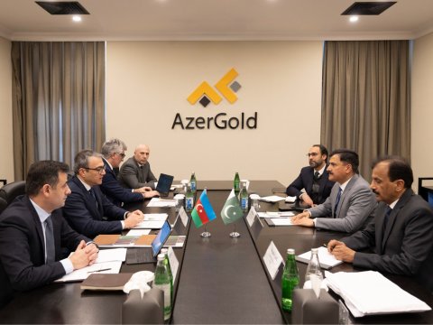 “AzerGold” Pakistan şirkətinin nümayəndələri ilə görüşüb - FOTO